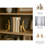 8.75" H Gold Aluminum Banana Bookends