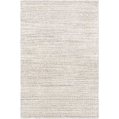 Tapis gris clair touffeté à la main Munana