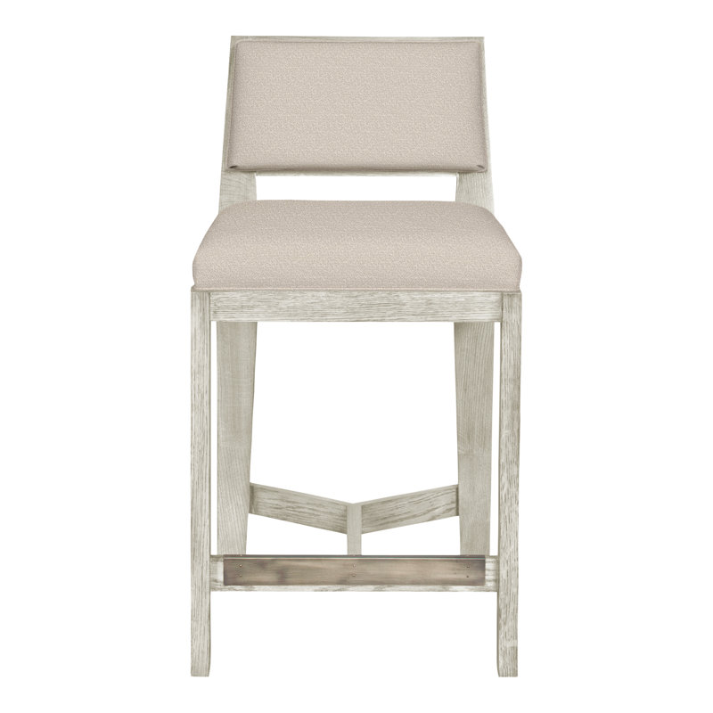 Thom Filicia Solid Wood 32.5" Bar Stool, Nadia Steam, Navajo