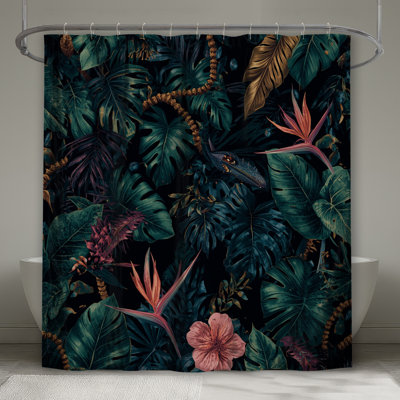 Rideaux de douche Tropical