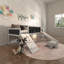  Twin Solid Wood Platform Loft Bed by Donco Kids-1796845480