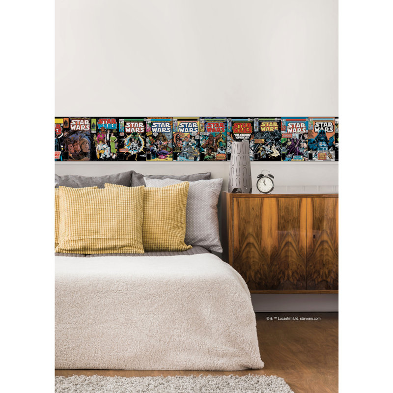Bordure de papier peint L 15 pi x l 9 po Star Wars