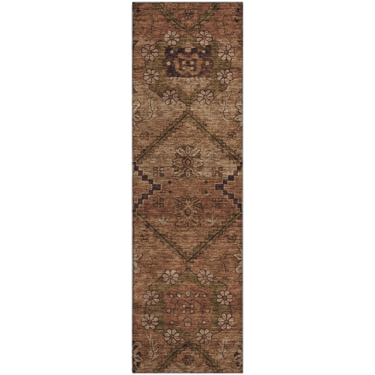 Premium Machine Washable Prisco Paprika Rug