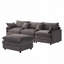 Modulaire 3 places avec repose-pieds-1761025357