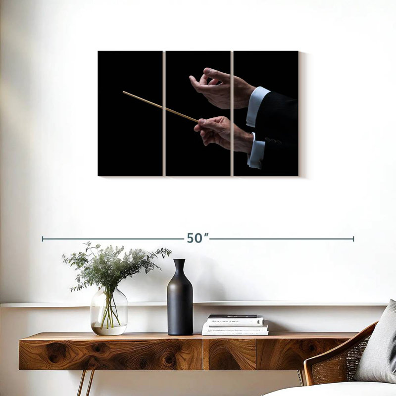 Abarca Music Conductor Hands, 20" H x 33" W