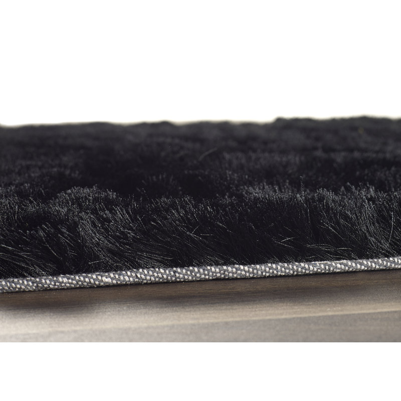 Aneria Solid Colour Hand Woven Shag Area Rug, Rectangle 120 x 170cm