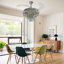 42" Janita 4 - Blade LED Chandelier Ceiling Fan with Remote Control and Light Kit Included