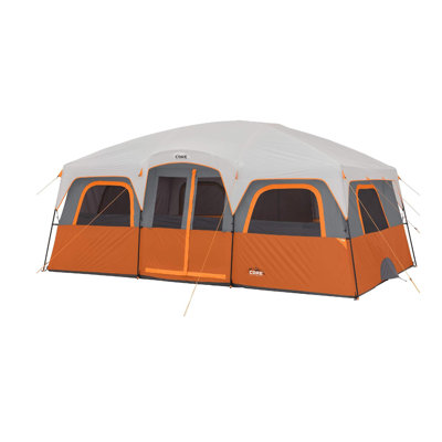 Straight Wall Cabin Tents | 10 Person / 11 Person / 12 Person Large Multi Room Family Tents for Car Camping & Outdoor Adventures