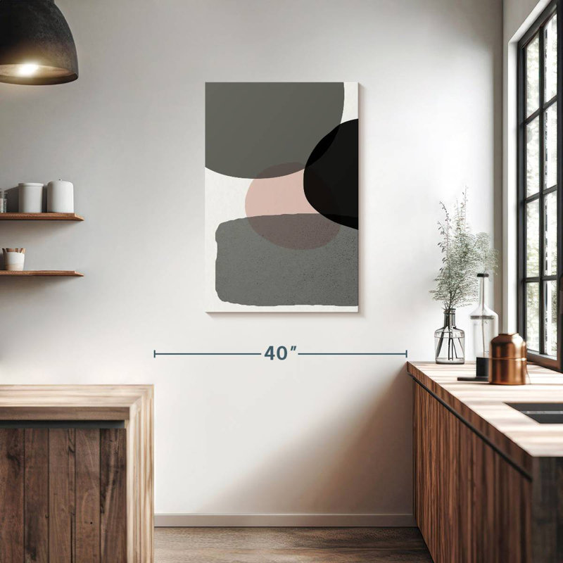 Avery Minimalist Circles VI, 36" H x 24" W
