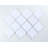 Water Jet Series 3.5" x 4.25" Straight Edge Glass Mosaic Tile-39760089