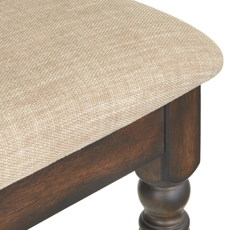 Chaise d'appoint Cassilis, Brun rustique, Beige
