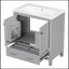 Meuble-lavabo simple 30 po avec plateau Schelte-1677271047
