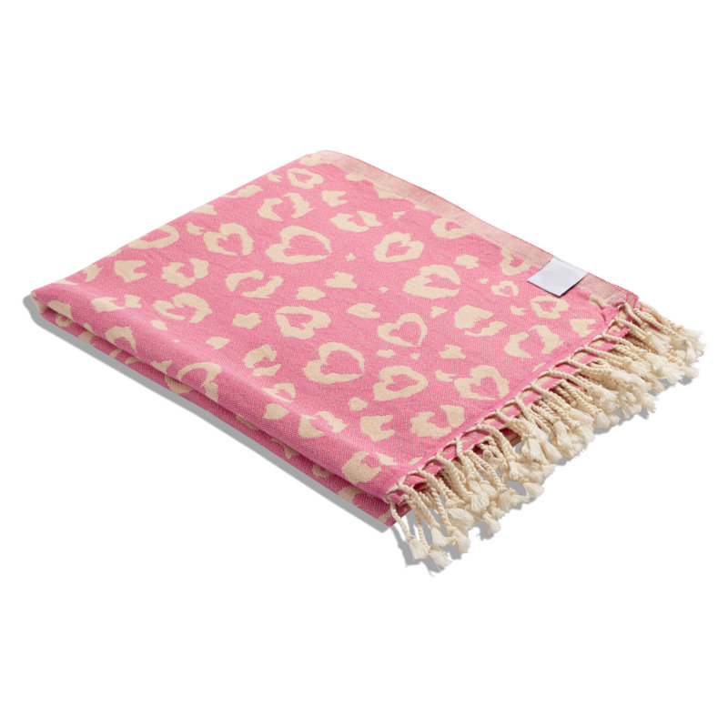 Serviette de plage et de bain Antalya, Rose