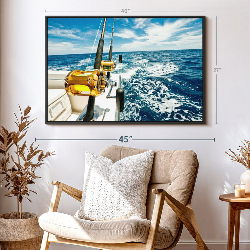 Impression sur toile Ocean Reels, H 27 po x l 40 po
