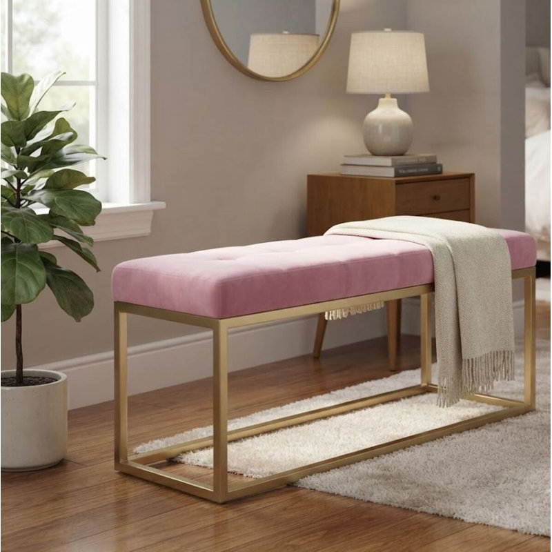 Banc en velours Muller