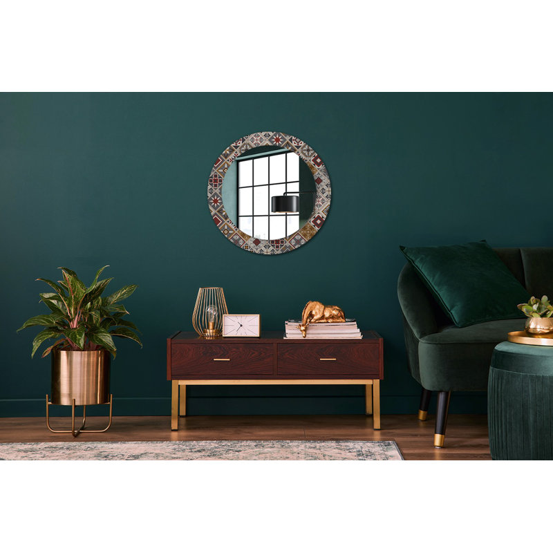 Huldar Glass Flat Wall Mirror