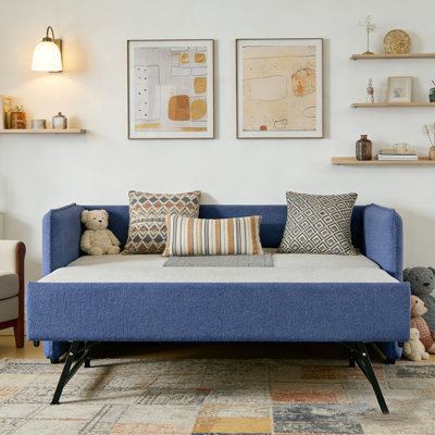 Lit de jour en tissu Boucle