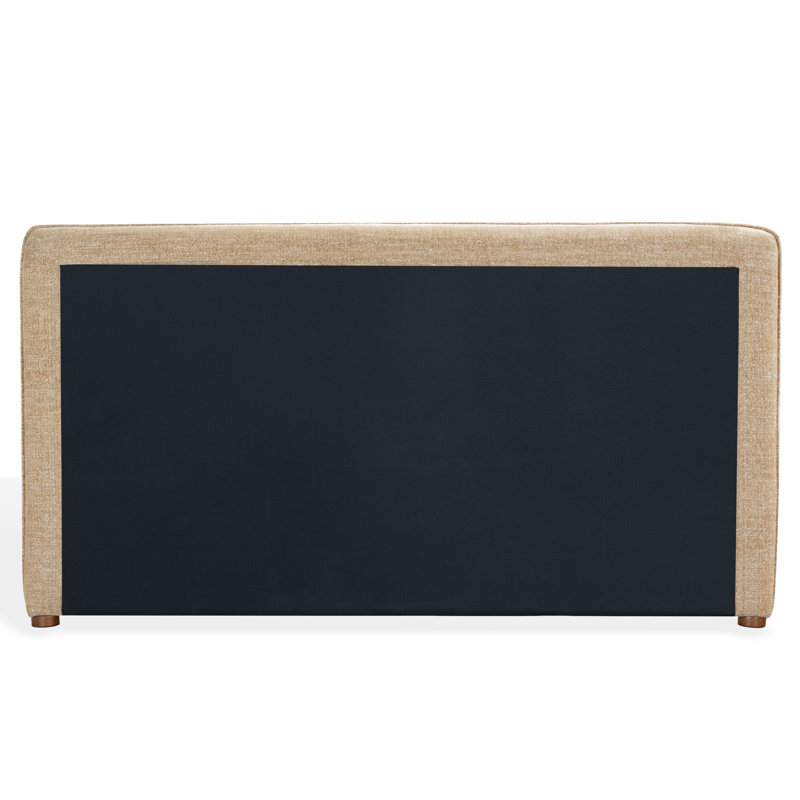 Callahan Upholstered Bed, King, Brown Faux Sherpa