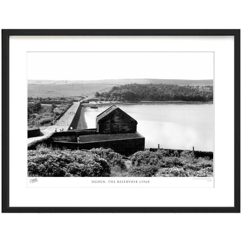 Ogden, The Reservoir C1960 - Single Picture Frame Print, 45cm H x 60cm W x 2.3cm D