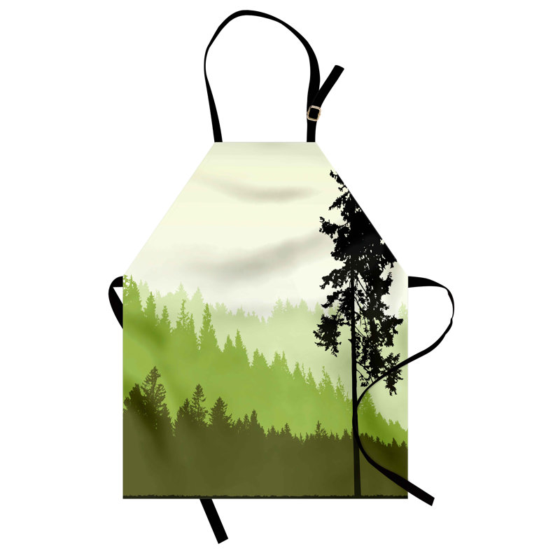 No Pattern Bib Apron