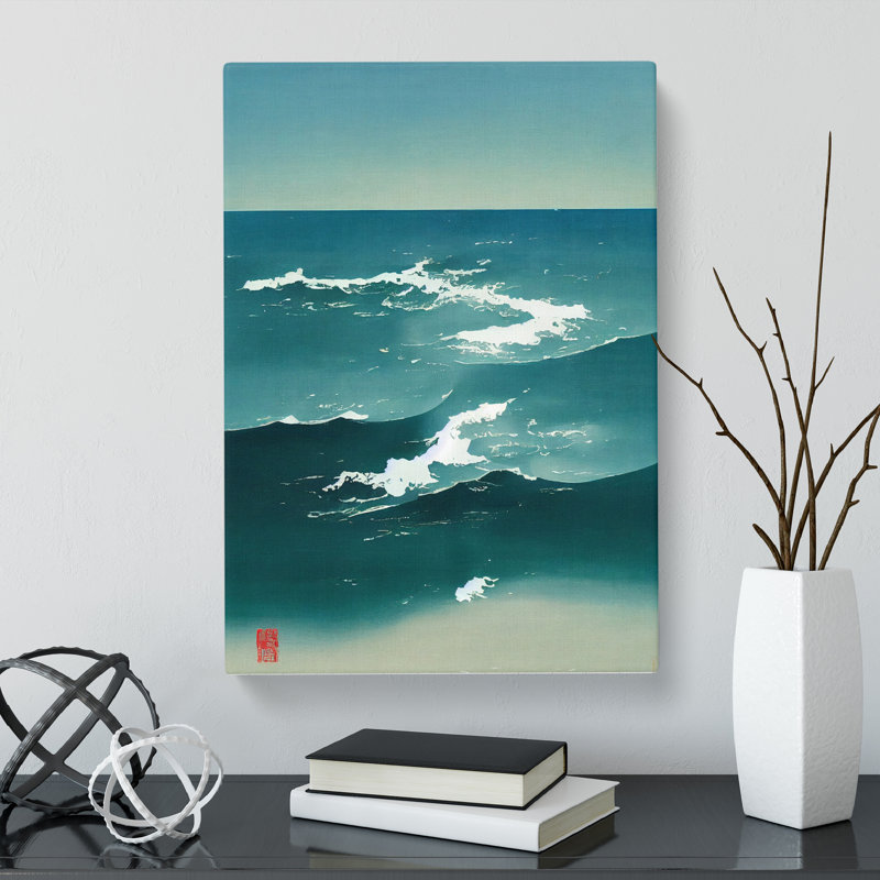 Alsup Japanese Ocean - Wrapped Canvas, 50cm H x 35cm W x 3cm D