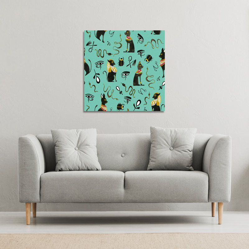 No Title by Andrew Lee - Wrapped Canvas Print