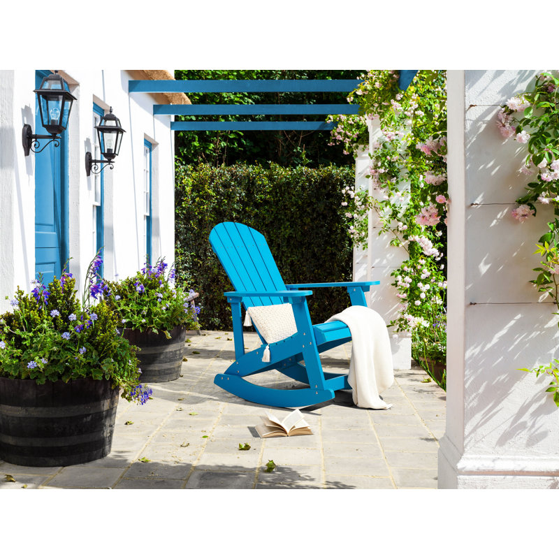 Jost Plastic Rocking Chair, Blue 