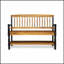 Banc Timeless Farmhouse avec tablette intégrée pour le rangement et finition élégante en teck, parfait pour les entrées et les salles à manger