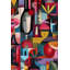 Papier peint géométrique abstrait mural