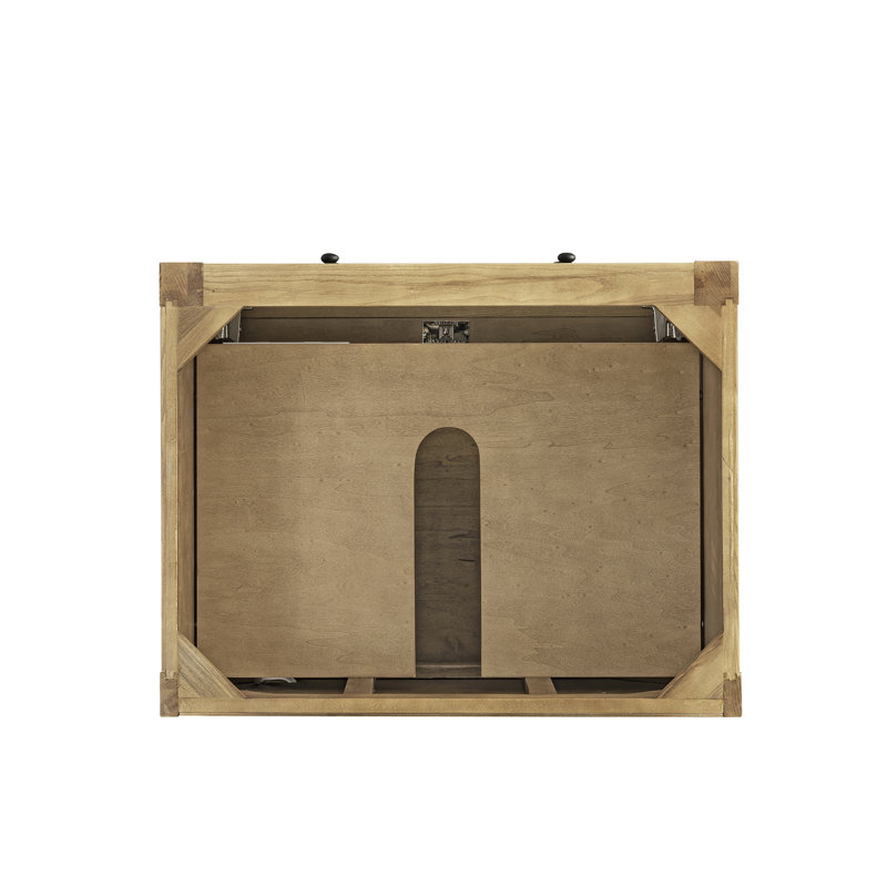 Breckenridge 30' W Single Bathroom Vanity Base, Light Natural Oak