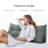 Sit-up Back Comfort Corduroy Bed Headboard Wedge Reading Pillow Triangular Backrest Compression-99222259-99222250