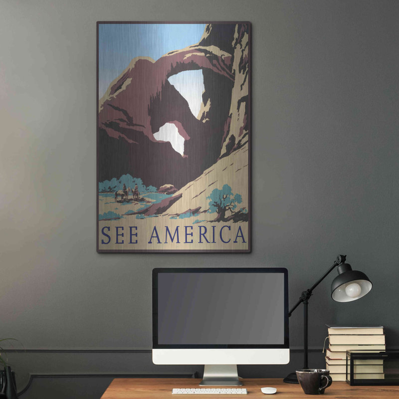 «See America» par Stellar Design Studio, H 36 po x l 24 po