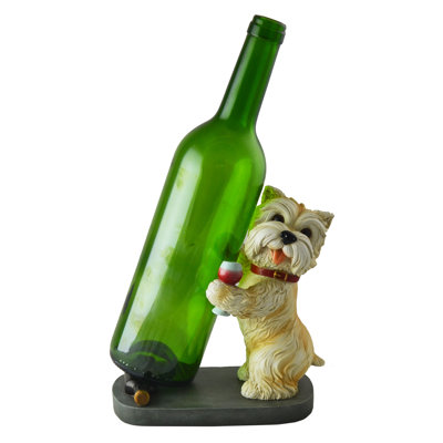Kirouac Tabletop Wine Bottle Rack in Yellow