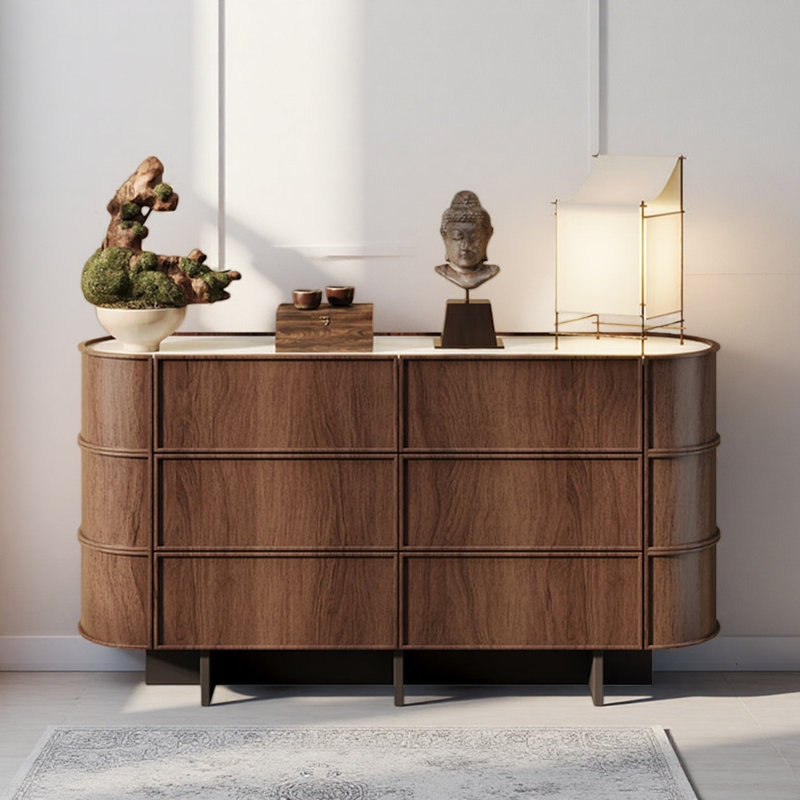 Armoire de rangement luxueuse de style français