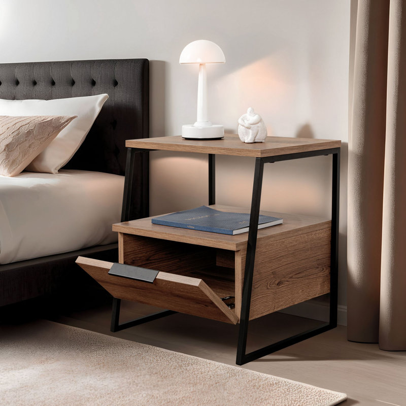 Table de nuit, Brun