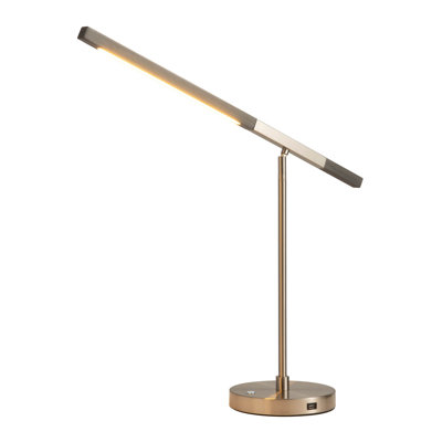 Ensemble de lampes nickel satiné 35 po 