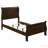 Cappuccino Twin Sleigh Bed