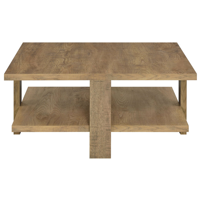 Runnion Mango Brown Square Coffee Table