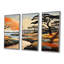 Santucci - ensemble d'art mural plage-108456578-108456582