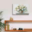 «Aapo White Hydrangea Cottage» par Carol Rowan, reproduction sur toile tendue-22585446