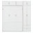 Queen Size Wall Murphy Bed With Top Cabinet,Shelves  And  Wardrobe, Space Saving Foldable Bed,White