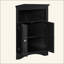 armoire de buffet, armoire d'angle, armoire de coin de plancher de salle de bain avec portes et tablettes, cuisine, salon, armoire de rangement autoportante pour salle de bain-265160838