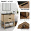 Ensemble de meuble-lavabo simple 30 po Rasharn-454458820-454458821