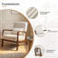 Upholstered Linen Accent Chair