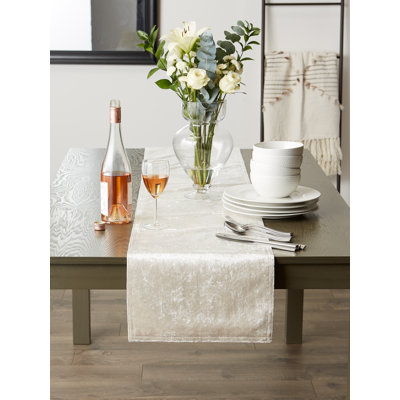RED VELVET TABLE RUNNER 14X108
