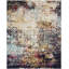 Abstract Area Rug in Ivory/Blue/Gold-1585551610