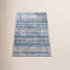Paint Chip Blue Machine Washable Rug-143100855