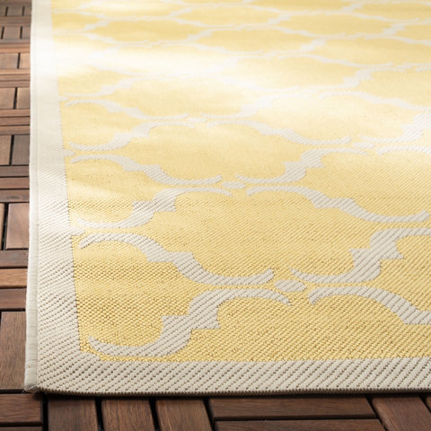 Kelley Yellow/Neutral Indoor/Outdoor Rug