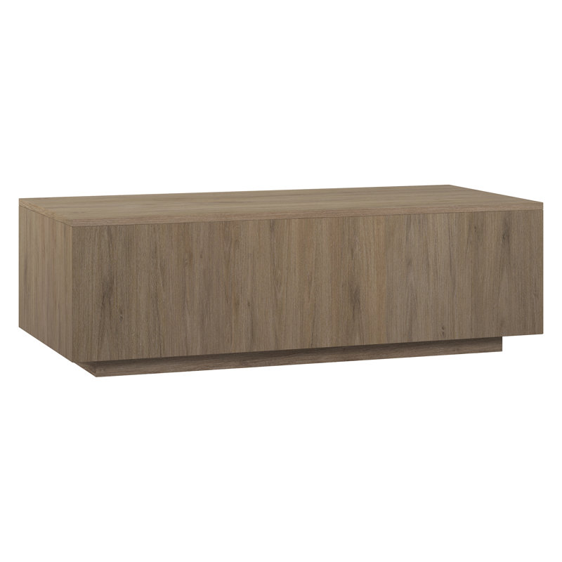 Ferrigno Solid Coffee Table, Antiqued Grey Oak