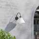 Shayne Single Light Bell Outdoor Aluminum Wall Light